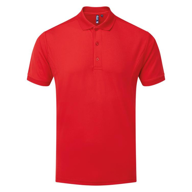 Coolchecker Piqué Polo - Polyester | bis 5XL, Farben: red