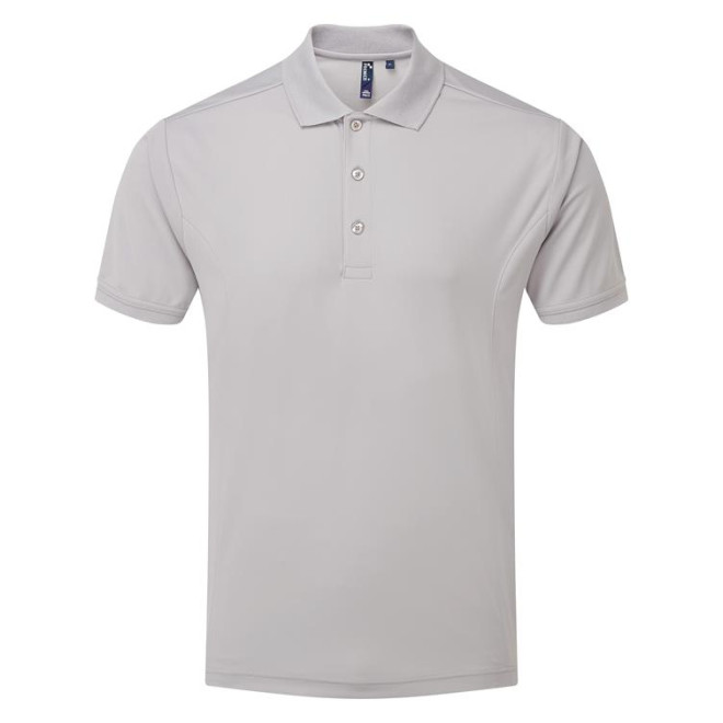 Coolchecker Piqué Polo - Polyester | bis 5XL, Farben: silver