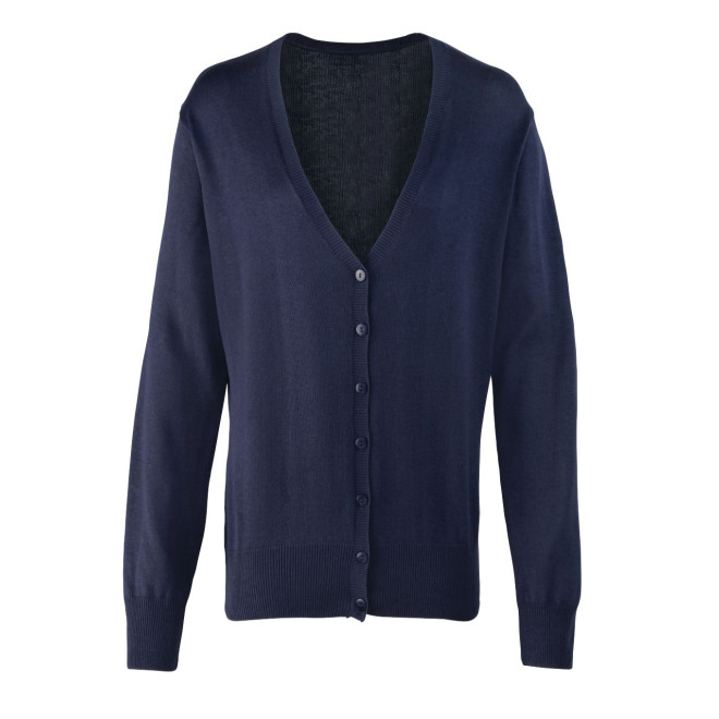 Damen Cardigan mit Knöpfen | bis 5XL, Farben: navy