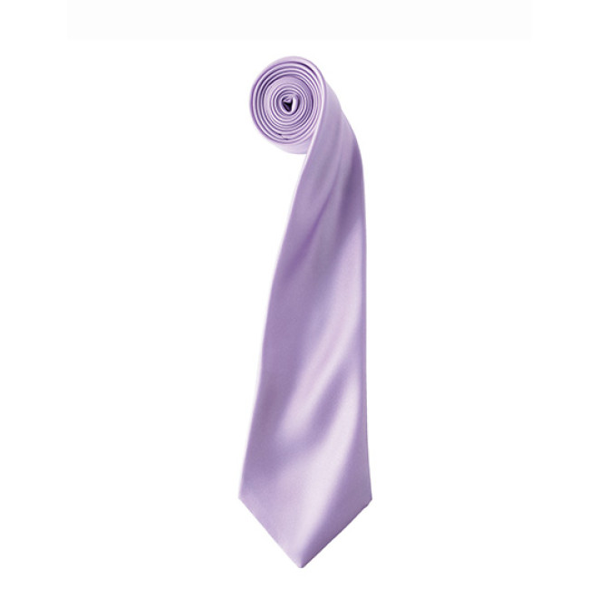 Colours Collection - Satin Krawatte, Krawatten- und Tuchfarben: lilac