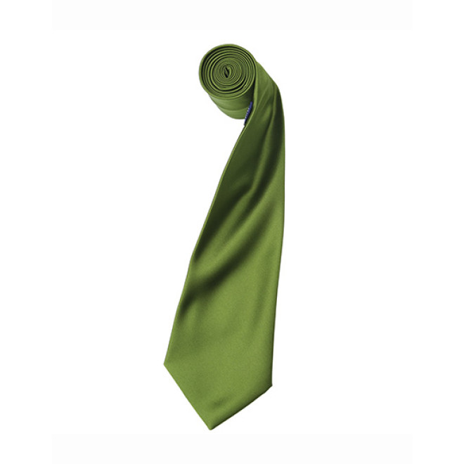 Colours Collection - Satin Krawatte, Krawatten- und Tuchfarben: oasis green