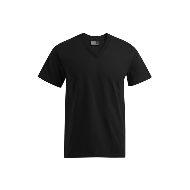 Premium V-Neck-T | bis 5XL, Farben: black