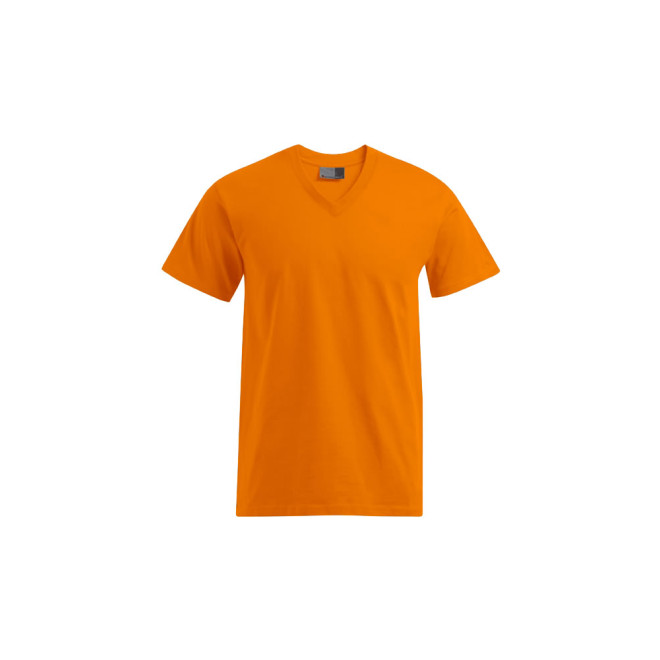Premium V-Neck-T | bis 5XL, Farben: orange