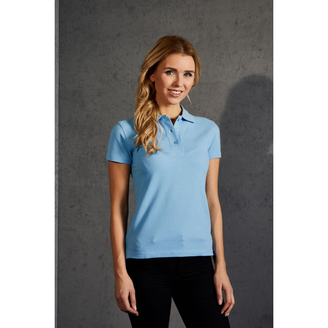 Womens Superior Polo - Baumwolle | bis 3XL, Farben: alaskan blue