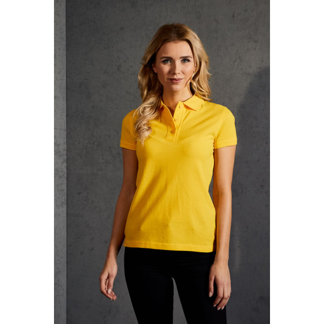 Womens Superior Polo - Baumwolle | bis 3XL, Farben: gold