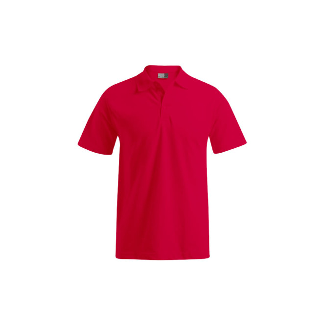 Mens Polo - Mischgewebe | bis 5XL, Farben: fire red