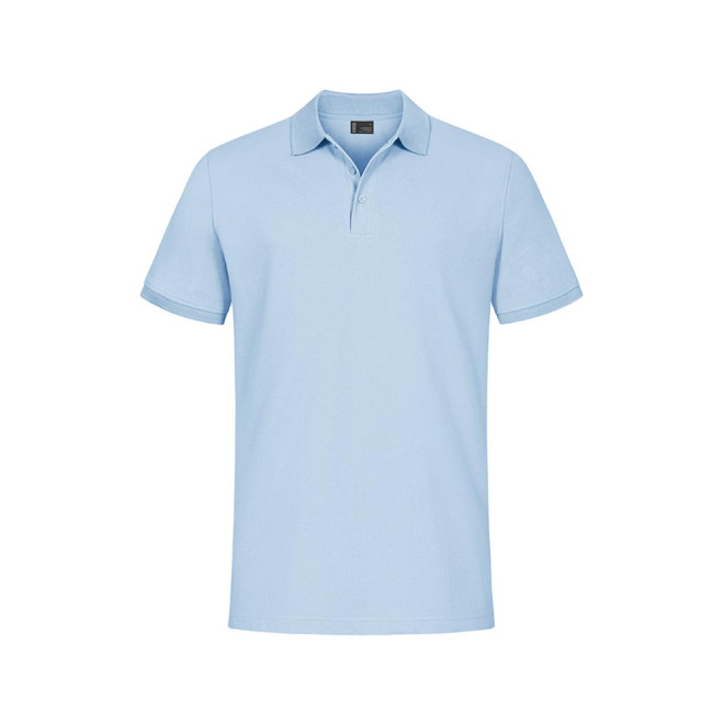 Mens Polo - Mischgewebe | bis 5XL, Farben: ice blue