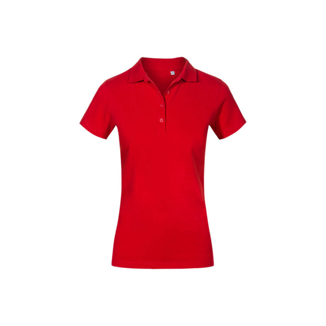 Womens Polo - Mischgewebe | bis 3XL, Farben: fire red
