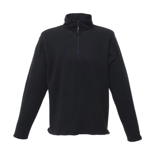 Micro Zip Neck Fleece, Farben: black