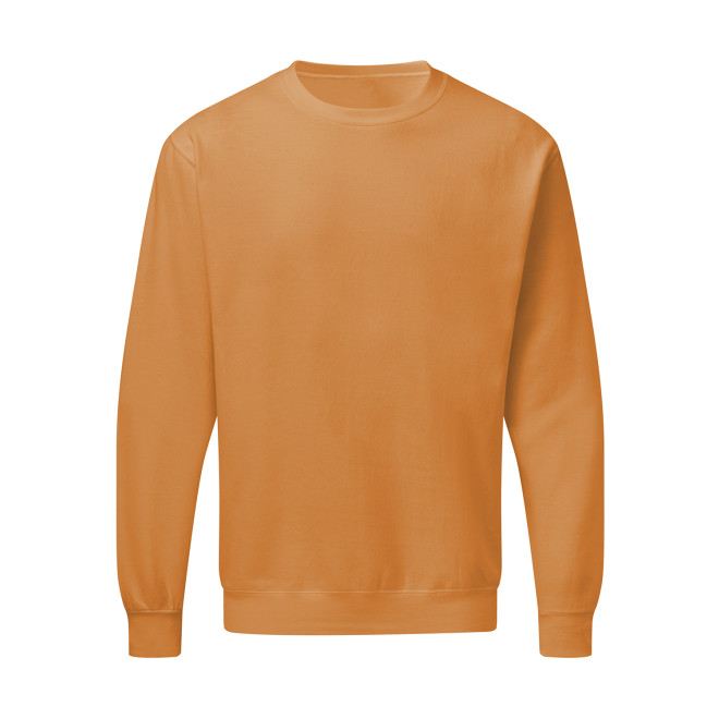 Basic Sweatshirt - Mischgewebe | bis 3XL, Farben: bright orange