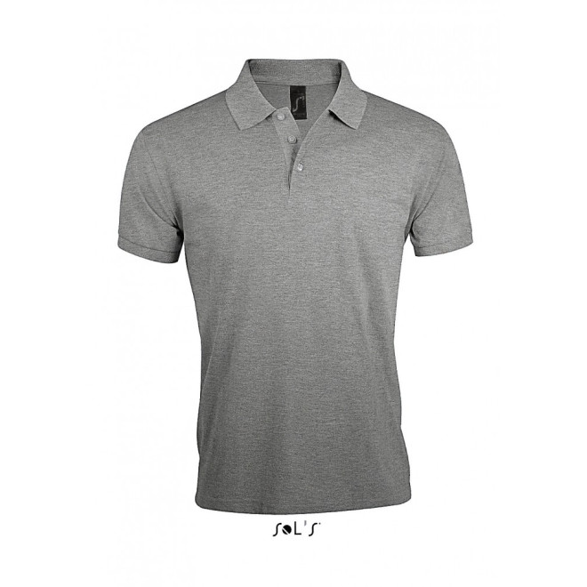 Polo Prime - Mischgewebe| bis 5XL, Farben: grey melange