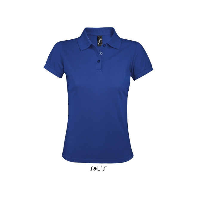 Damen Polo Prime - Mischgewebe | bis 3XL, Farben: royal