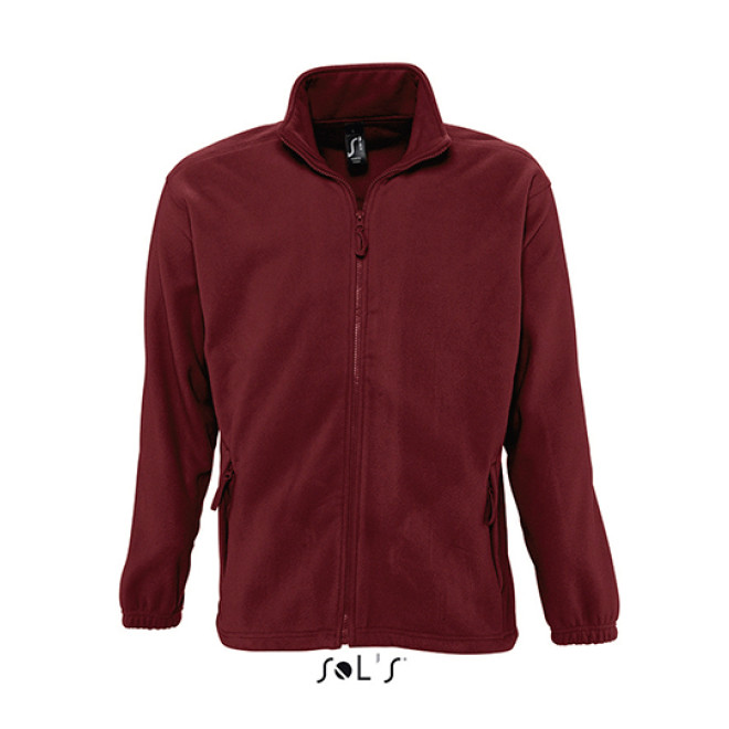 Fleece Jacke North | bis 5XL, Farben: burgundy
