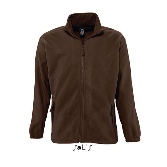 Fleece Jacke North | bis 5XL, Farben: dark chocolate