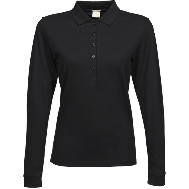 Ladies Luxury Stretch Polo | bis 3XL, Farben: black