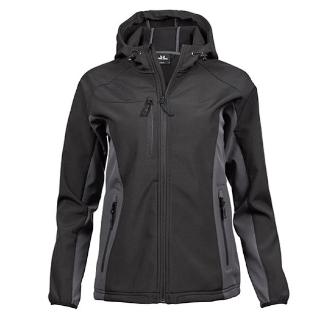 Women's Lightweight Performance Softshell | bis 3XL, Farben: black-grey