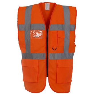 Warn- und Signalweste Executive, Farben YOKO: hi-viz orange