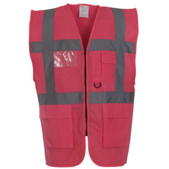 Warn- und Signalweste Executive, Farben YOKO: pink