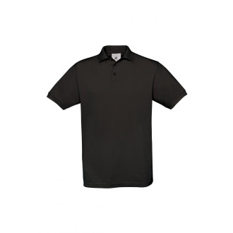 Piqué Polo Safran - Baumwolle | bis 2XL, Farben: black