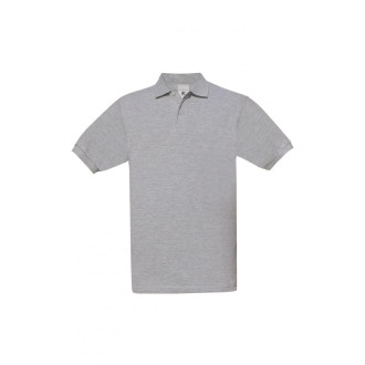 Piqué Polo Safran - Baumwolle | bis 2XL, Farben: heather grey
