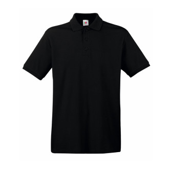 Premium Polo - Baumwolle | bis 3XL, Farben: black