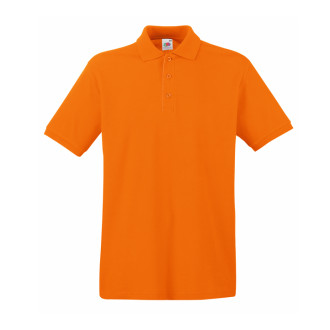 Premium Polo - Baumwolle | bis 3XL, Farben: orange