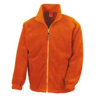 Full Zip Active Fleece Jacke | bis 2XL, Farben Result Fleece: orange