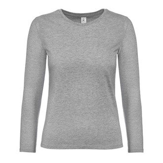 Longsleeve-T Women | bis 3XL, Farben: sports grey