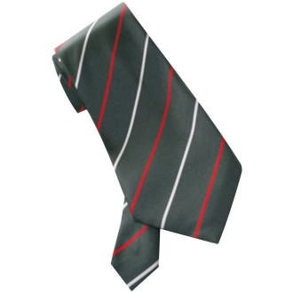 Krawatte: Langbinder oder Regattes | anthrazit-gestreift, Langbinder oder Regattes: Langbinder (zum selber binden)