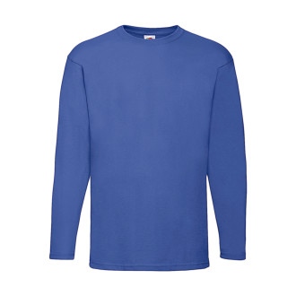 Langarm T-Shirt | bis 5XL, Farben Fruit of the Loom: royal, Größen US: S
