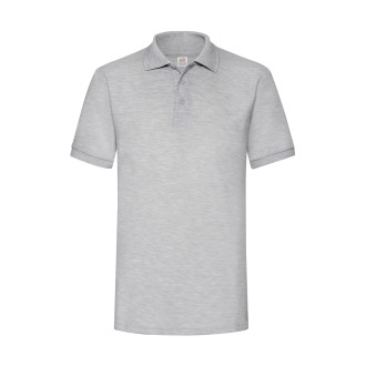 Heavyweight Polo - Mischgewebe | bis 3XL, Farben: heather grey