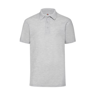 Piqué Polo - Mischgewebe | bis 3XL, Farben: heather grey