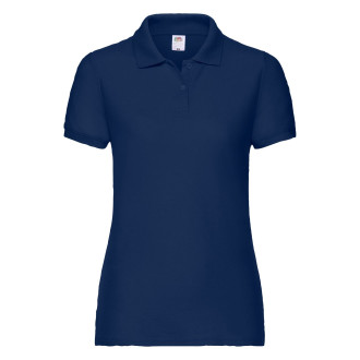 Damen Piqué Polo | Mischgewebe bis 2XL, Farben: navy
