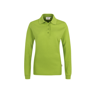 Women Premium Performance Langarm-Polo | Mischgewebe - bis 6XL, Farben Hakro: kiwi