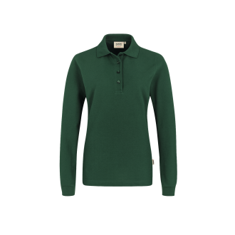 Women Premium Performance Langarm-Polo | Mischgewebe - bis 6XL, Farben Hakro: tanne