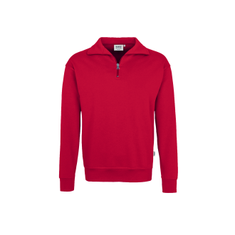 Premium 1/4 Zip-Sweatshirt - Mischgewebe | bis 6XL, Farben: rot