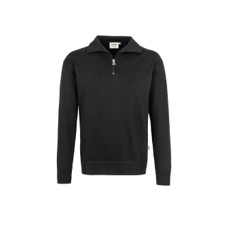 Premium 1/4 Zip-Sweatshirt - Mischgewebe | bis 6XL, Farben: schwarz