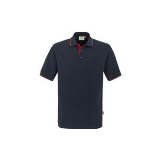 Herren Polo Casual - Baumwolle | bis 3XL, Farben: tinte/rot