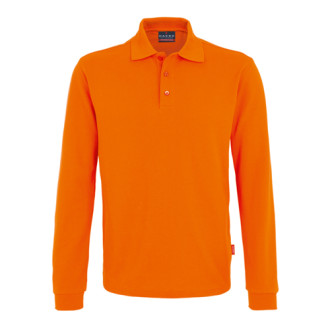 Premium Performance Langarm-Polo - Mischgewebe| bis 6XL, Farben: orange