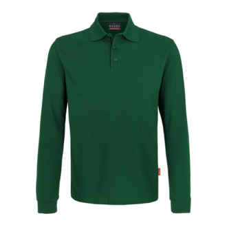 Premium Performance Langarm-Polo - Mischgewebe| bis 6XL, Farben: tanne