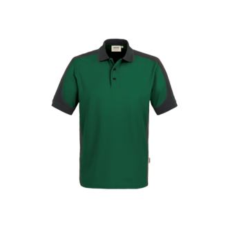 Poloshirt Contrast Performance | bis 6XL, Farben: tanne/anthrazit