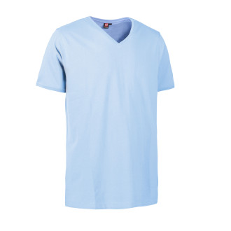 HACCP Herren T-Shirt V-Ausschnitt | bis 6XL, Farben: hellblau