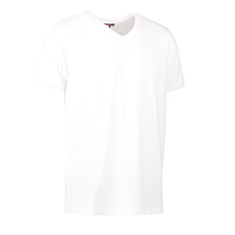 HACCP Herren T-Shirt V-Ausschnitt | bis 6XL, Farben: weiß
