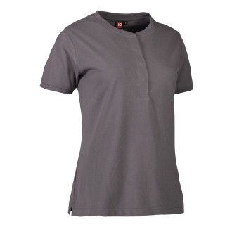 HACCP Damen Polo Catalina-Kragen | bis 6XL, Farben: grau