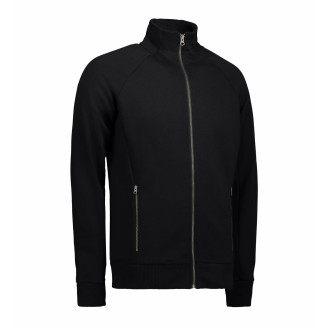 Full Zip Sweat | bis 4XL, Farben: schwarz