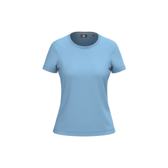 Damen T-Shirt ANTIBAKTERIELL | bis 3XL, Farben: sky