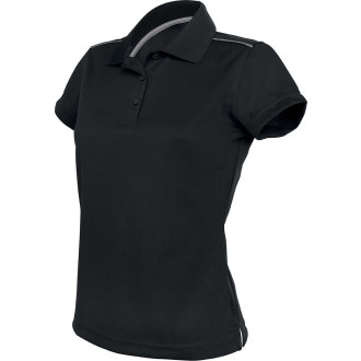 Damen Polo Quick Dry - Polyester | bis 2XL, Farben: black