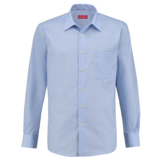 PETERMANN Premium Hemd 1/1-Arm | bügelfrei, Farben: hellblau, Herren Hemden Größen: 43