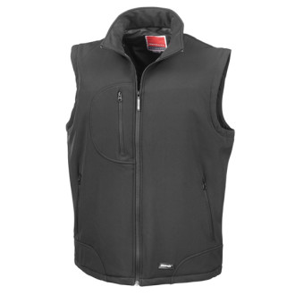 Softshell Bodywarmer | bis XXL, Farben: black