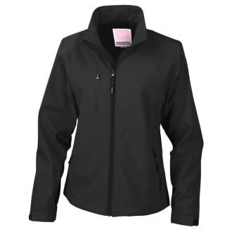 Ladies Softshelljacke BASE LAYER | bis 2XL, Farben: black
